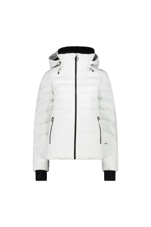CMP CMP Woman Jacket Fix Hood A001 Bianco CMP CMP Woman Jacket Fix Hood A001 Bianco