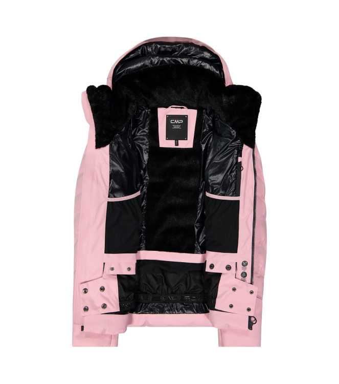 CMP CMP Woman Jacket Fix Hood b309 pink 34W4406 B309 Pink CMP jassen 34W4406 olijf bij Leerentveldvrijetijd.nl