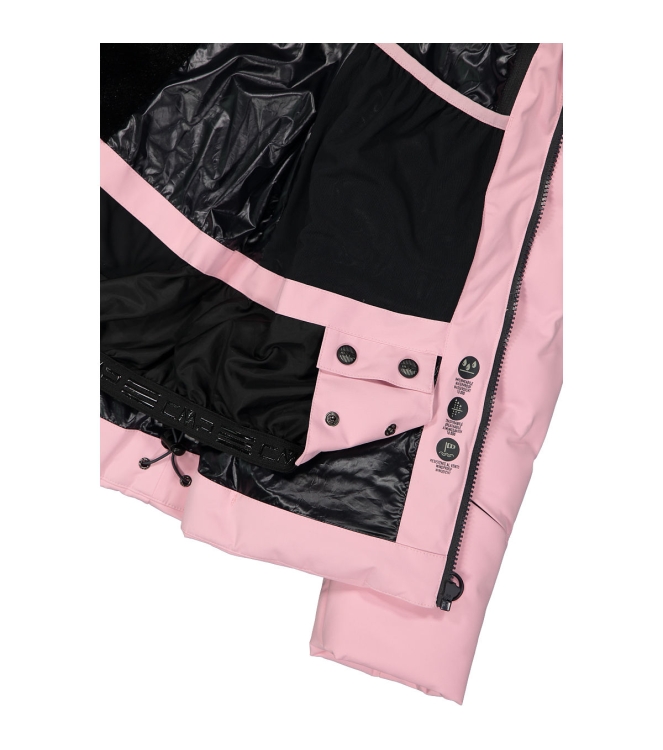 CMP CMP Woman Jacket Fix Hood b309 pink 34W4406 B309 Pink CMP jassen 34W4406 olijf bij Leerentveldvrijetijd.nl