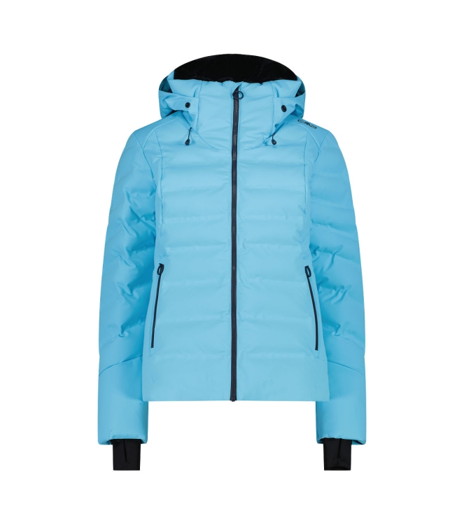 CMP CMP Woman Jacket Fix Hood l222 topazio 34W4406 L222 Topazio CMP jassen 34W4406 antraciet bij Leerentveldvrijetijd.nl