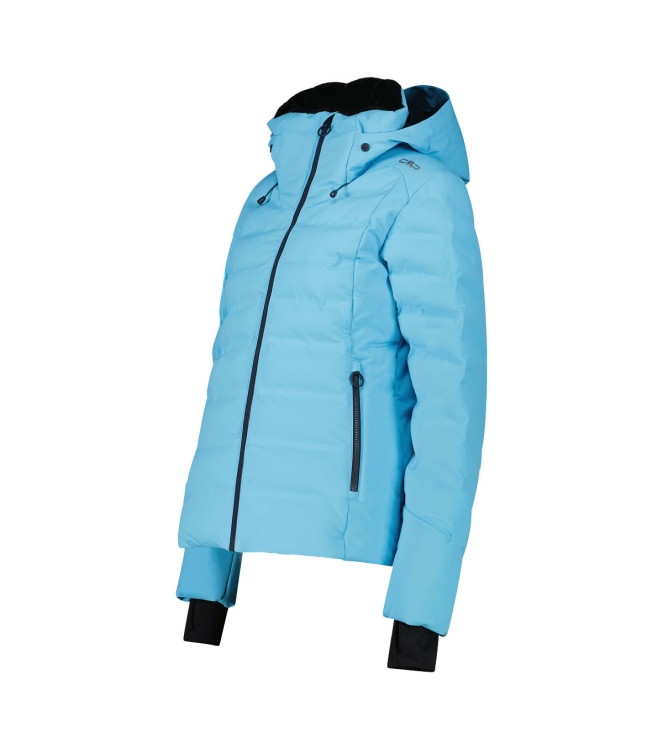CMP CMP Woman Jacket Fix Hood l222 topazio 34W4406 L222 Topazio CMP jassen 34W4406 antraciet bij Leerentveldvrijetijd.nl