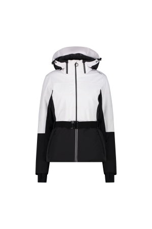 CMP CMP Woman Jacket Zip Hood 00XS Bianco-Nero CMP CMP Woman Jacket Zip Hood 00XS Bianco-Nero