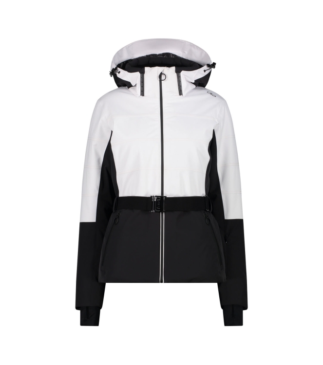 CMP CMP Woman Jacket Zip Hood 00xs bianco-nero 34W4446 00XS Bianco-Nero CMP jassen 34W4446 roze bij Leerentveldvrijetijd.nl