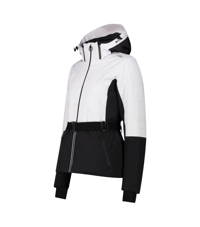 CMP CMP Woman Jacket Zip Hood 00xs bianco-nero 34W4446 00XS Bianco-Nero CMP jassen 34W4446 roze bij Leerentveldvrijetijd.nl