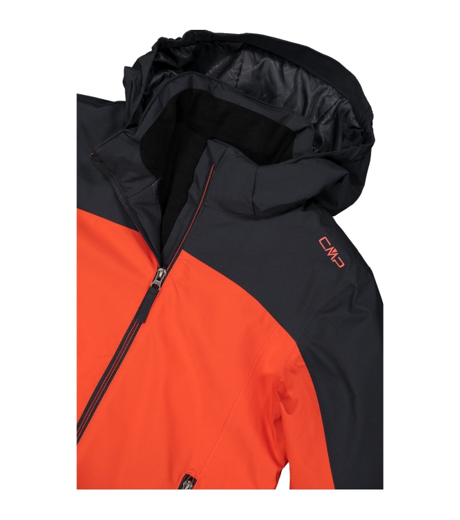 CMP CMP Kid Jacket Snaps Hood 21cu tango-antracite 39W1924 21CU Tango-Antracite CMP jassen 39W1924 beige bij Leerentveldvrijetijd.nl