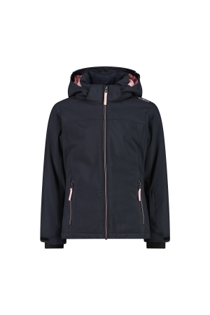 CMP CMP Kid G Jacket Snaps Hood 27UU Antracite-Pink CMP CMP Kid G Jacket Snaps Hood 27UU Antracite-Pink