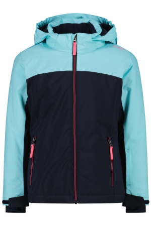 CMP CMP Kid G Jacket Snaps Hood E408_Aquarius