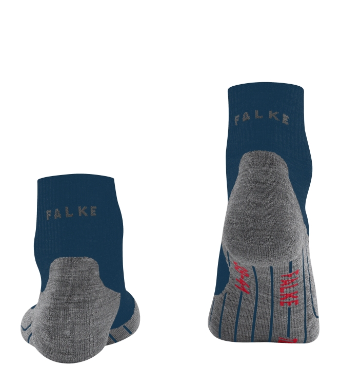 Falke Falke TK5 Wander Short 6598_blue pond 16461 6598_blue pond Falke wandelsokken 16461 donker bruin bij Leerentveldvrijetijd.nl