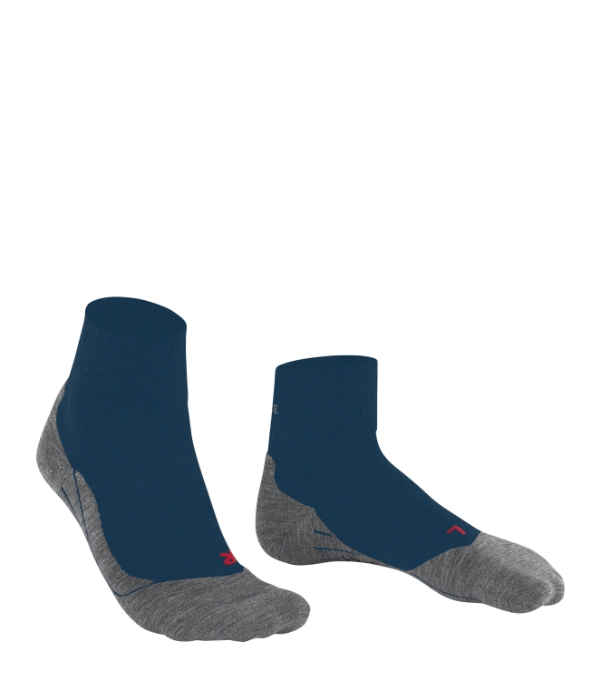 Falke Falke TK5 Wander Short 6598_blue pond 16461 6598_blue pond Falke wandelsokken 16461 donker bruin bij Leerentveldvrijetijd.nl