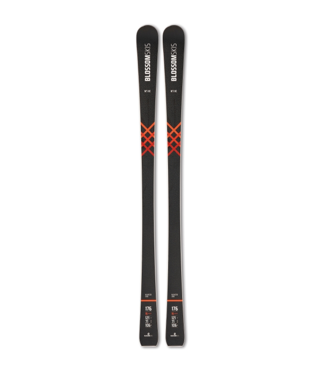 Blossom  Blossom  N1 XC + Raceplate WCR 14  24NX  Blossom  ski 24NX ecru bij Leerentveldvrijetijd.nl