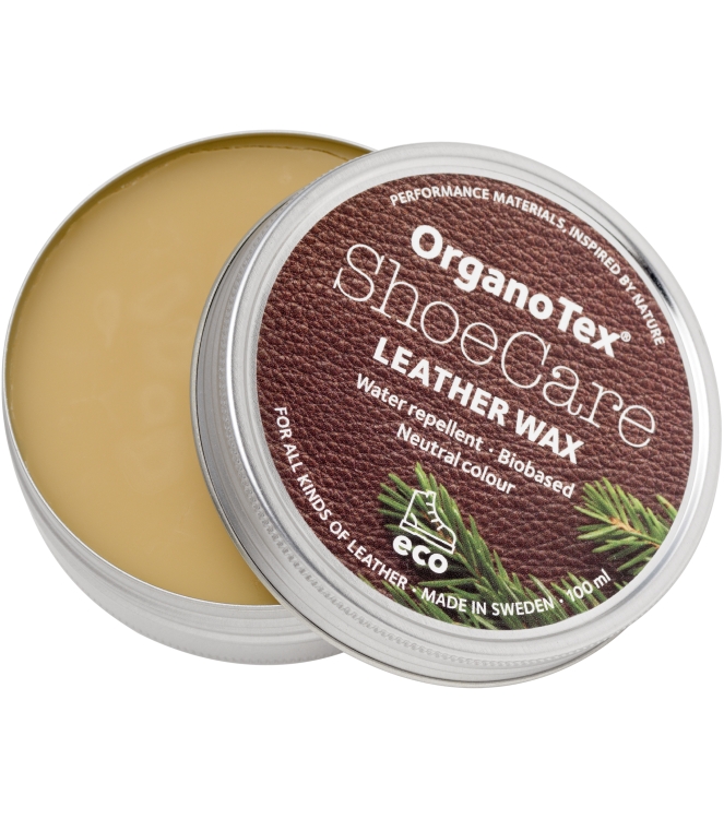 OrganoTex OrganoTex ShoeCare Leather wax (100 ml)  103106  OrganoTex schoen accessoires 103106 ecru bij Leerentveldvrijetijd.nl