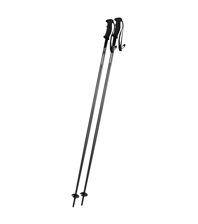 Komperdell Komperdell Alu Carv Black black 645.10381.000 Black Komperdell ski 645.10381.000 licht grijs bij Leerentveldvrijetijd.nl