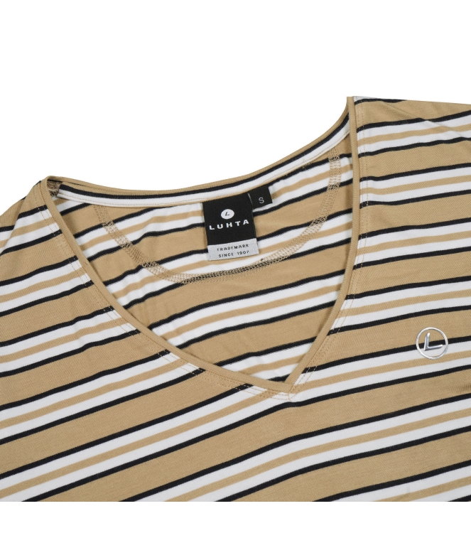 Luhta fleeces en truien 37280_335_L wit bij Leerentveldvrijetijd.nl