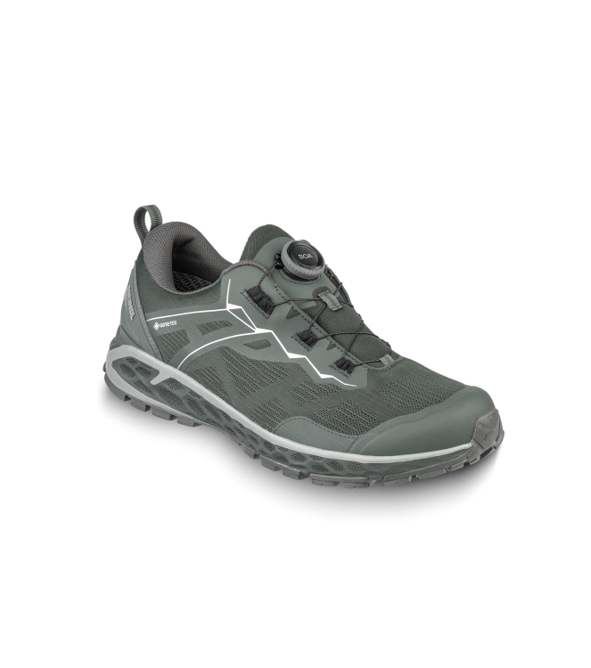 Meindl Meindl Power Walker 3.5 (Boa) Men 02 oliv/silber 5579 02 oliv/silber Meindl wandelschoenen 5579 blauw bij Leerentveldvrijetijd.nl