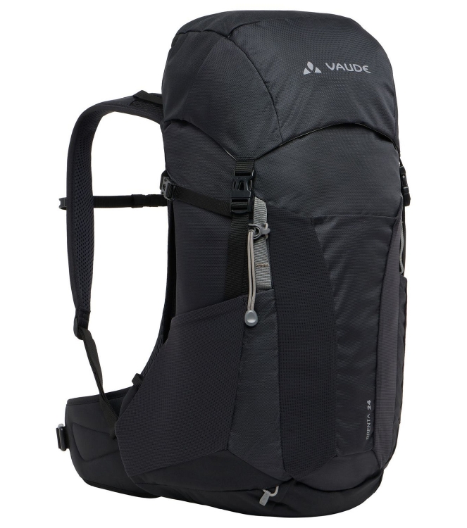 Vaude Vaude Brenta 24 liter dagtour rugzak 010_black 47362 010_Black Vaude tassen 47362 licht grijs bij Leerentveldvrijetijd.nl