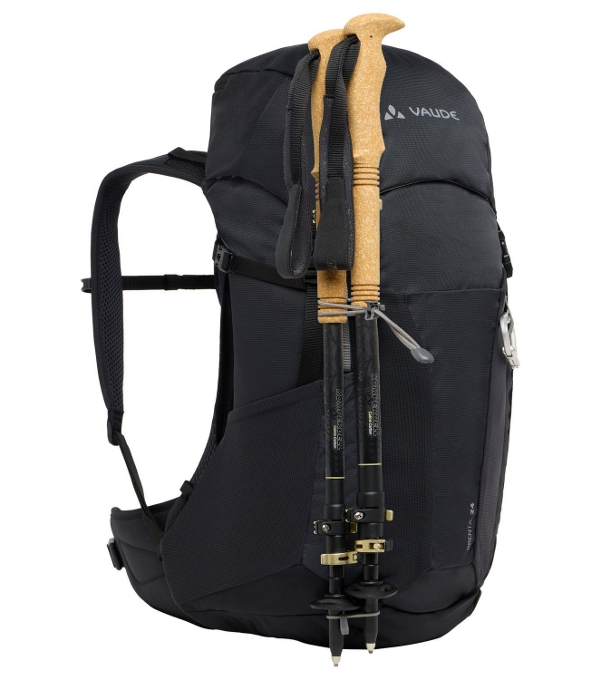 Vaude Vaude Brenta 24 liter dagtour rugzak 010_black 47362 010_Black Vaude tassen 47362 licht grijs bij Leerentveldvrijetijd.nl