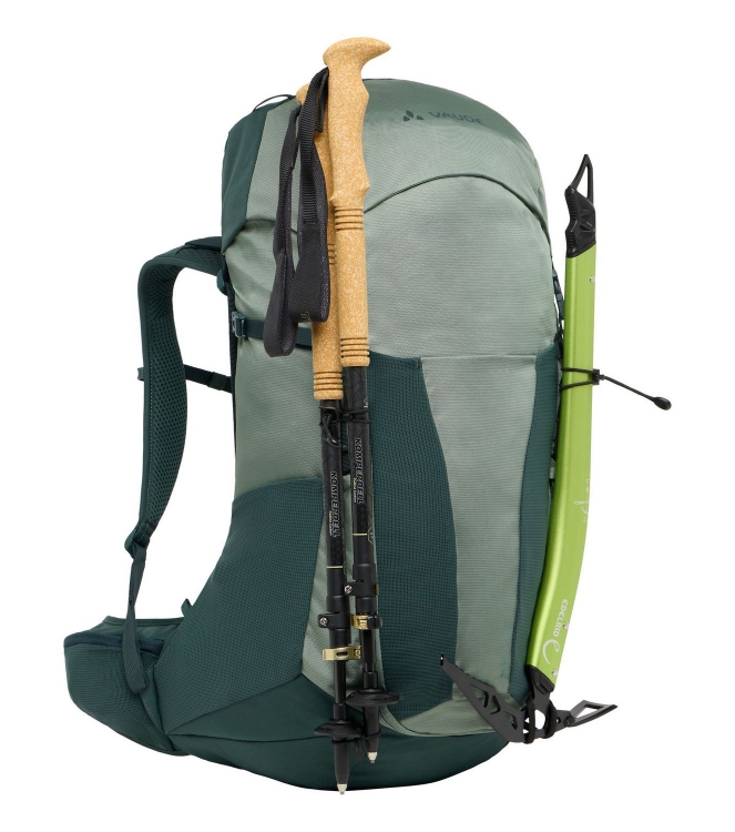 Vaude Vaude Brenta 36+6 liter rugzak 123_agave 47368 123_Agave Vaude tassen 47368 blauw bij Leerentveldvrijetijd.nl