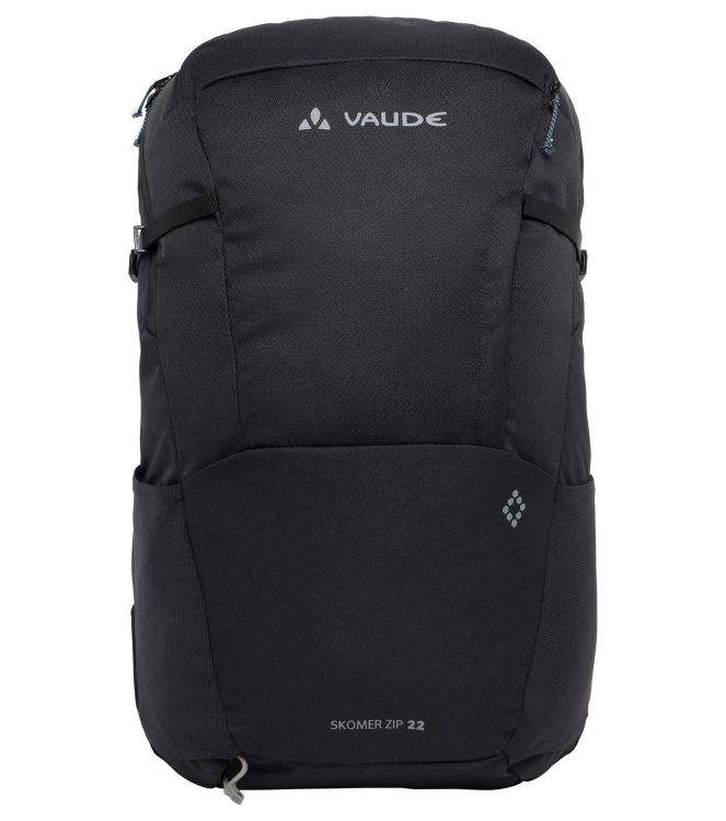 Vaude Vaude Women\'s Skomer Zip 22 dagtour rugzak 010_black 47370 010_Black Vaude tassen 47370 licht grijs bij Leerentveldvrijetijd.nl