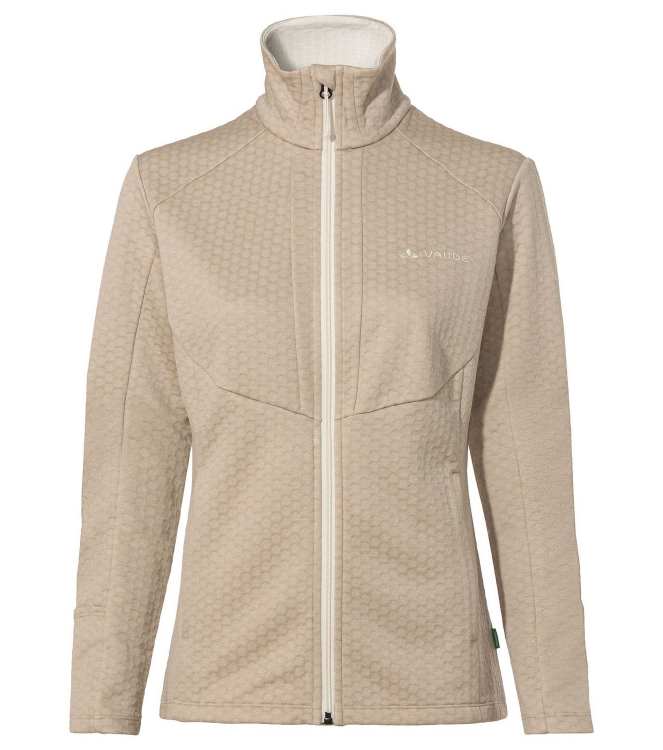 Vaude Vaude Women\'s Skomer Hiking SC Jacket 781_linen 47109 781_Linen Vaude fleeces en truien 47109 jeans bij Leerentveldvrijetijd.nl