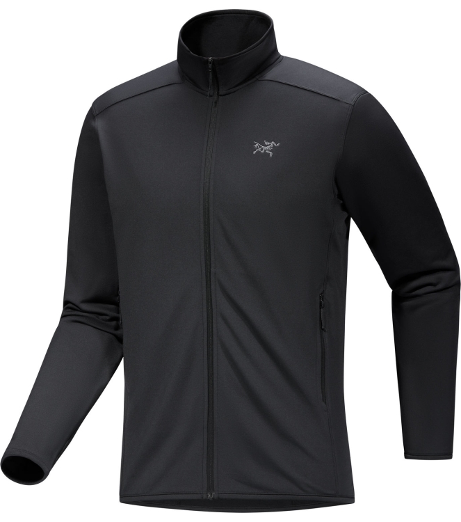 Arc'teryx Arc\'teryx Kyanite LT JKT M black X000009640 Black Arc'teryx fleeces en truien X000009640 licht grijs bij Leerentveldvrijetijd.nl