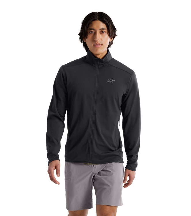 Arc'teryx Arc\'teryx Kyanite LT JKT M black X000009640 Black Arc'teryx fleeces en truien X000009640 licht grijs bij Leerentveldvrijetijd.nl