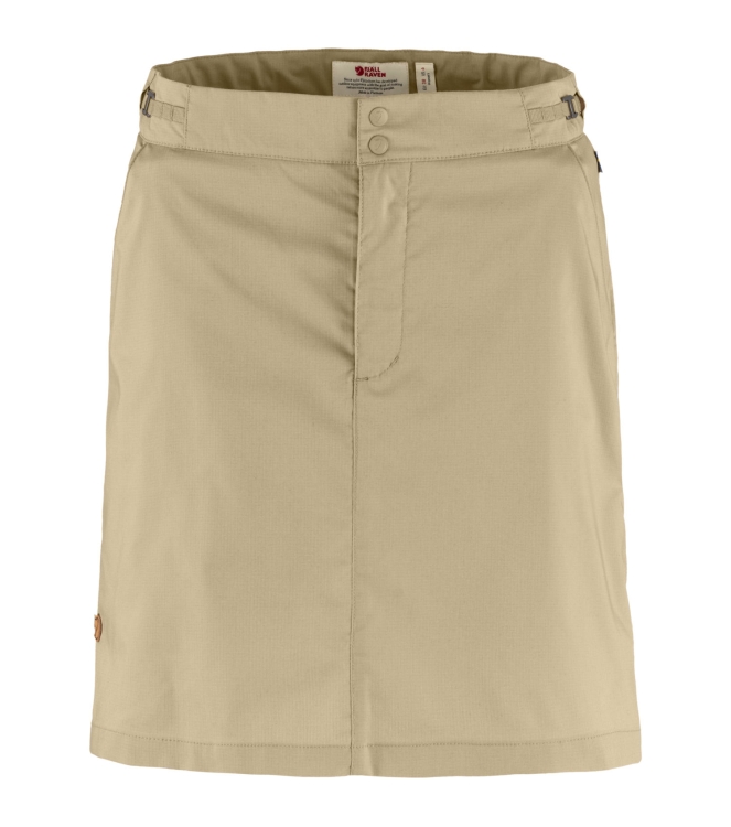 Fjällräven Fjällräven Abisko Hike Skort W 118_fossil F14200168 118_Fossil Fjällräven broeken F14200168 lichtblauw bij Leerentveldvrijetijd.nl