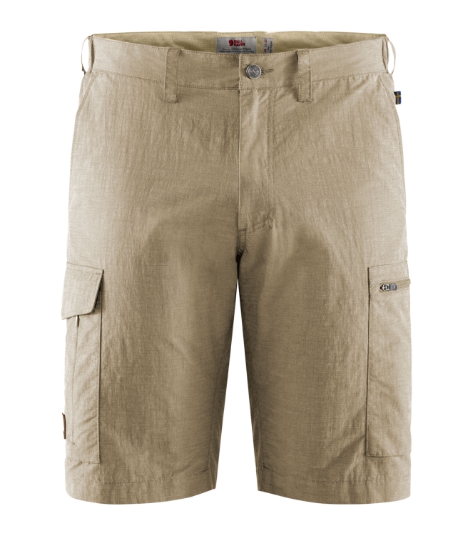 Fjällräven Fjällräven Travellers MT Shorts M 191_light beige F84756 191_Light Beige Fjällräven broeken F84756 jeans bij Leerentveldvrijetijd.nl