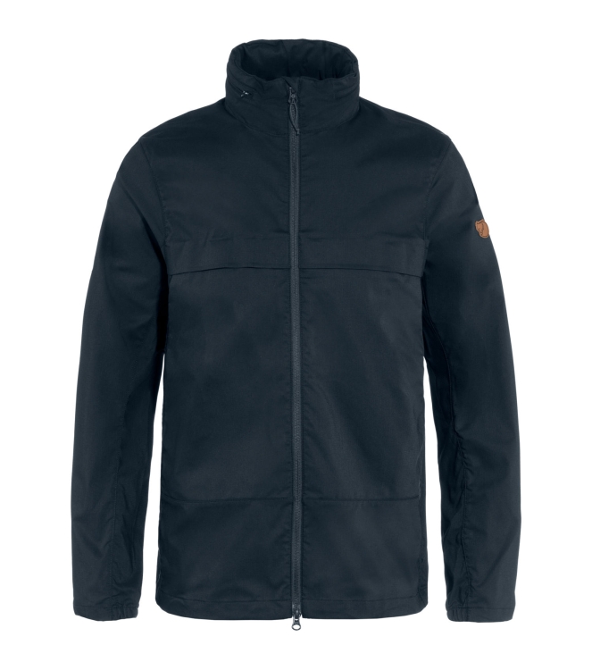 Fjällräven Fjällräven Abisko Hike Jacket M 555_dark navy F86700 555_Dark Navy Fjällräven jassen F86700 geen kleur bij Leerentveldvrijetijd.nl