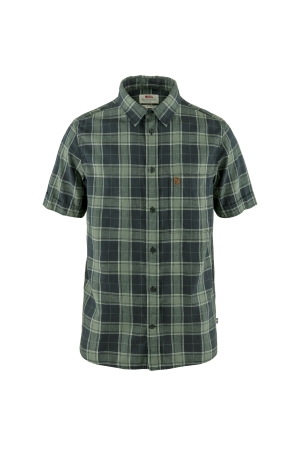 Fjällräven Fjällräven Ovik Travel Shirt SS M 555-614_Dark Navy-Patina Green