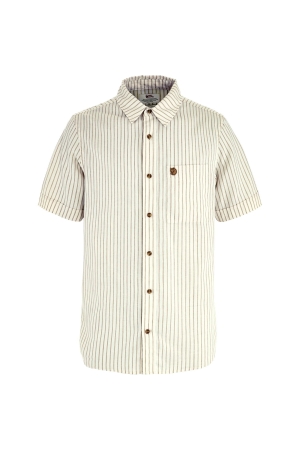 Fjällräven Fjällräven Ovik Travel Shirt SS M 113-195_Chalk White-Sand Stone