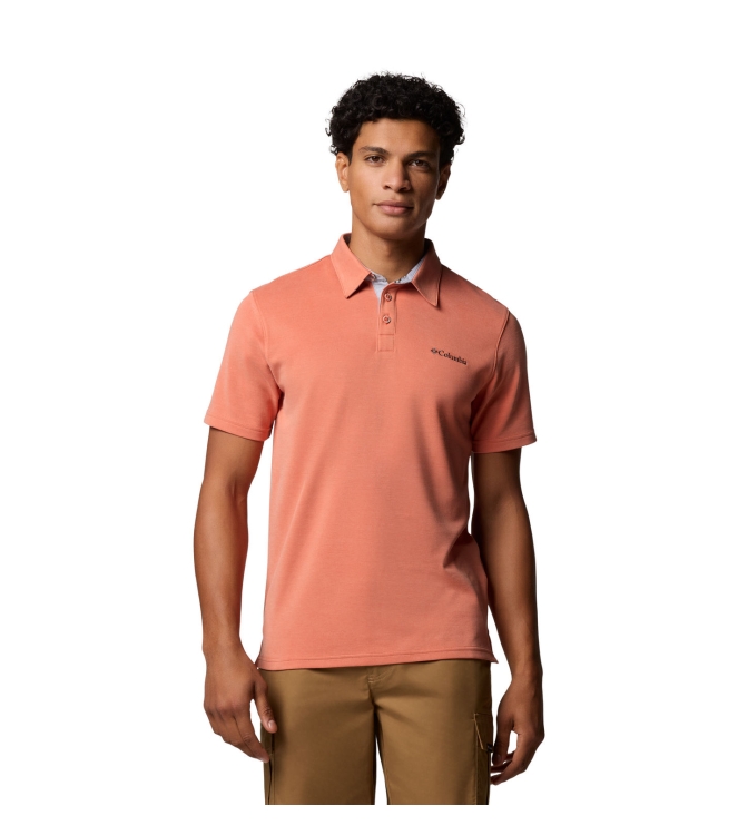 Columbia Columbia Nelson Point™ Polo 851_tuscan 1772721 851_Tuscan Columbia fleeces en truien 1772721 geel bij Leerentveldvrijetijd.nl