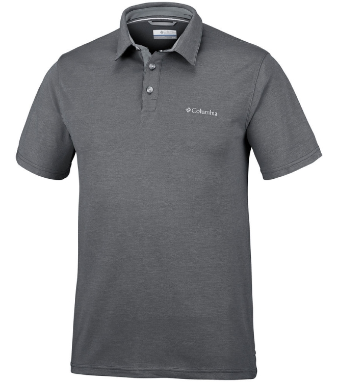 Columbia Columbia Nelson Point™ Polo 011_shark 1772721 011_Shark Columbia fleeces en truien 1772721 lichtblauw bij Leerentveldvrijetijd.nl