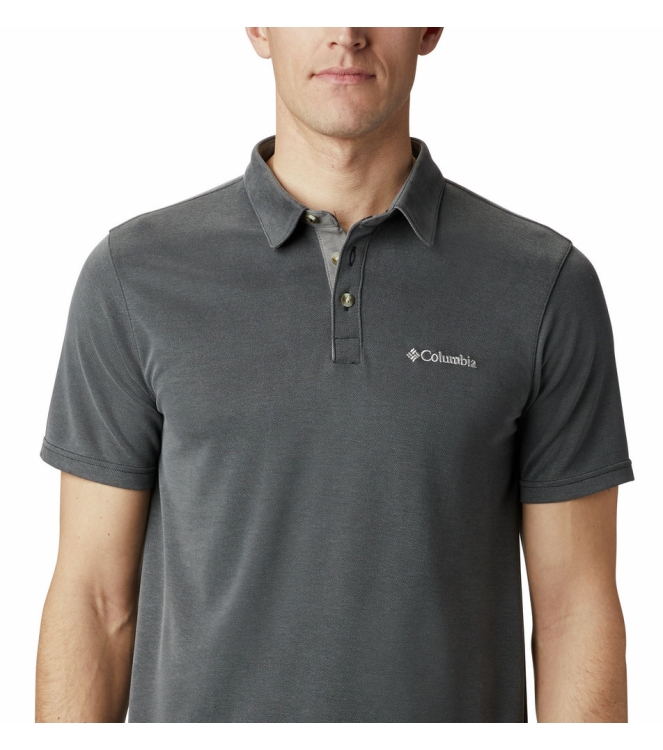 Columbia Columbia Nelson Point™ Polo 011_shark 1772721 011_Shark Columbia fleeces en truien 1772721 lichtblauw bij Leerentveldvrijetijd.nl