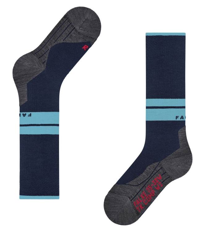 Falke Falke TK Compression Energy marine 16089 6120 marine Falke wandelsokken 16089 6120 antraciet bij Leerentveldvrijetijd.nl