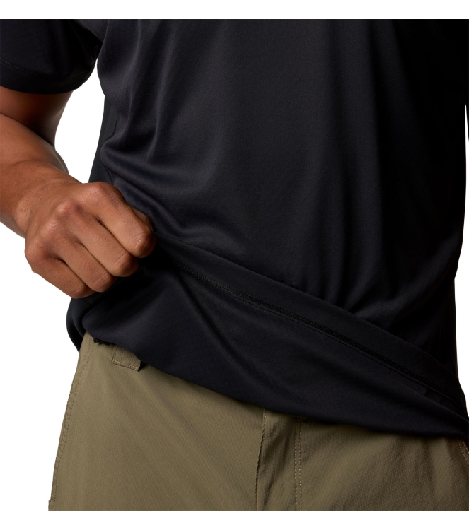 Columbia Columbia Zero Rules™ Light SS Crew 010_black 2118501 010_Black Columbia fleeces en truien 2118501 licht grijs bij Leerentveldvrijetijd.nl