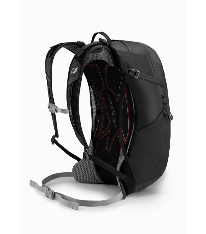 Lowe Alpine Lowe Alpine AirZone Active 22 dagrugzak bl_black FTF-17 BL_Black Lowe Alpine tassen FTF-17 licht grijs bij Leerentveldvrijetijd.nl