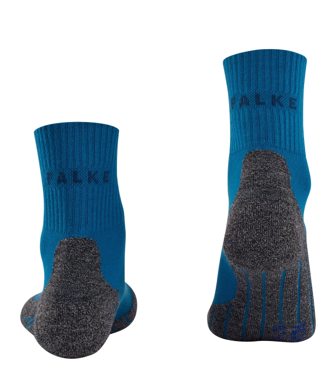 Falke Falke TK2 Explore Cool Short galaxy blue 16154 6416 galaxy blue Falke wandelsokken 16154 6416 antraciet bij Leerentveldvrijetijd.nl
