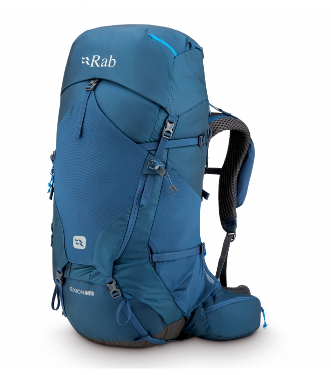 Rab Rab Exion 55 tmb_tempest blue QAP-77 TMB_Tempest Blue Rab tassen QAP-77 antraciet bij Leerentveldvrijetijd.nl