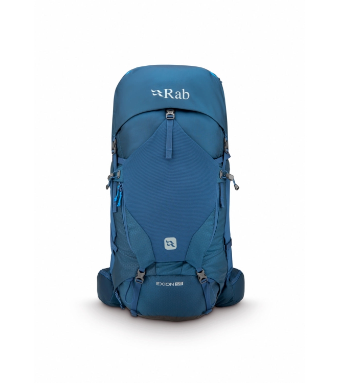 Rab Rab Exion 55 tmb_tempest blue QAP-77 TMB_Tempest Blue Rab tassen QAP-77 antraciet bij Leerentveldvrijetijd.nl