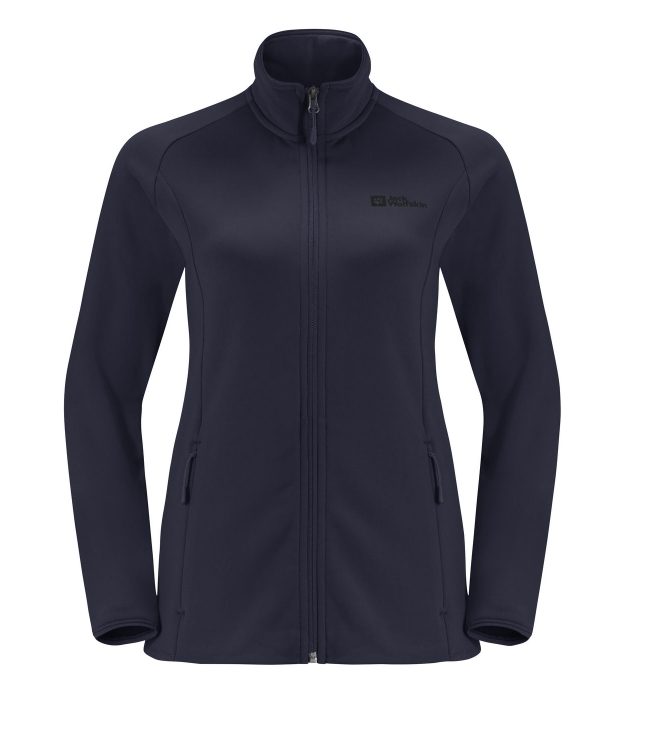 Jack Wolfskin Jack Wolfskin Baiselberg FZ W 1388_graphite 1711401 1388_Graphite Jack Wolfskin fleeces en truien 1711401 zwart combinatie bij Leerentveldvrijetijd.nl