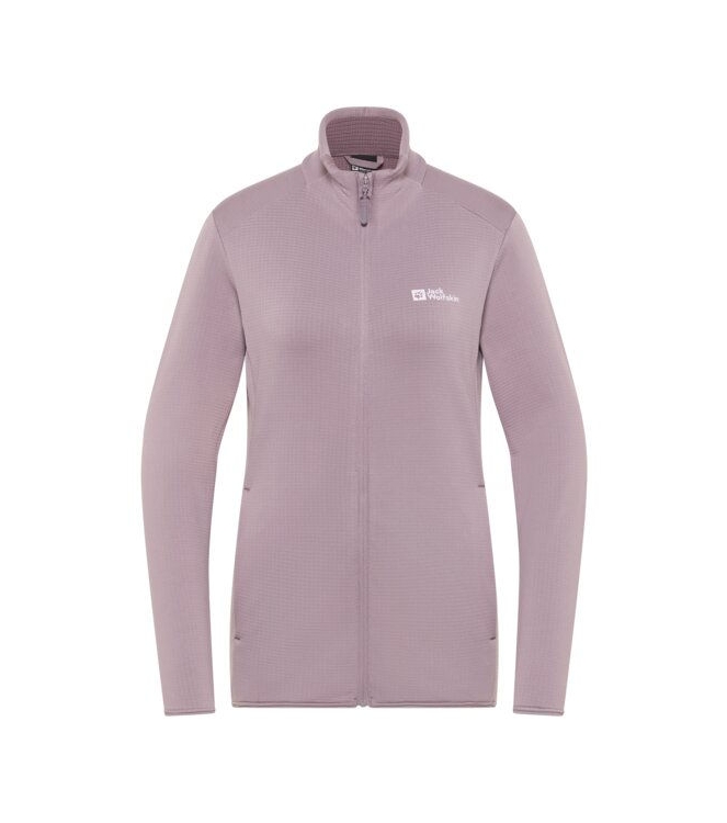 Jack Wolfskin Jack Wolfskin Kolbenberg FZ W i0083_wild blossom A63965 I0083_wild blossom Jack Wolfskin fleeces en truien A63965 blauw combinatie bij Leerentveldvrijetijd.nl