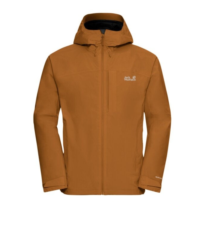 Jack Wolfskin Jack Wolfskin Tempest 2L JKT M 5401_autumn leaves A63900 5401_autumn leaves Jack Wolfskin jassen A63900 wit bij Leerentveldvrijetijd.nl