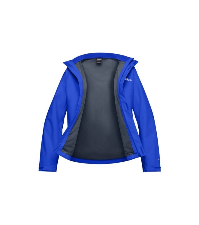 Jack Wolfskin Jack Wolfskin Trailtime 2L JKT M 1002_vibrant blue A63903 1002_vibrant blue Jack Wolfskin jassen A63903 donker bruin bij Leerentveldvrijetijd.nl