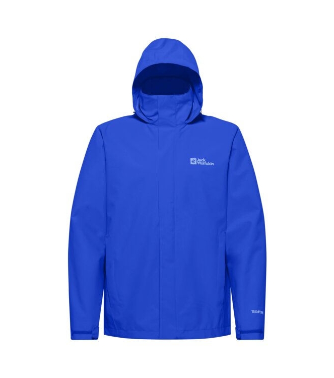 Jack Wolfskin Jack Wolfskin Trailtime 2L JKT M 1002_vibrant blue A63903 1002_vibrant blue Jack Wolfskin jassen A63903 donker bruin bij Leerentveldvrijetijd.nl