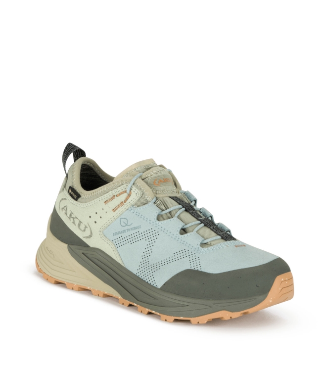 aku aku Omnia V-Light GTX Ws 578_light blue-light green 779 578_Light blue-Light Green aku wandelschoenen 779 lichtblauw bij Leerentveldvrijetijd.nl