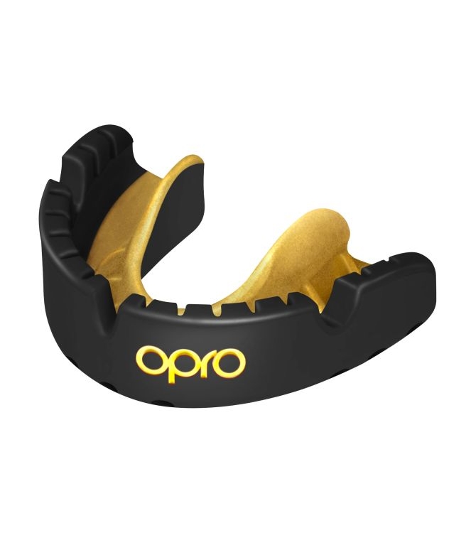 opro opro Gold Ultra Fit Mouthguard Braces 8820 black-gold 790006 8820 Black-Gold opro bescherming 790006 licht grijs bij Leerentveldvrijetijd.nl