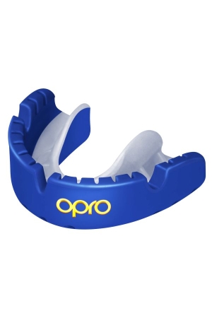 opro opro Gold Ultra Fit Mouthguard Braces 7156 Blue-White opro opro Gold Ultra Fit Mouthguard Braces 7156 Blue-White
