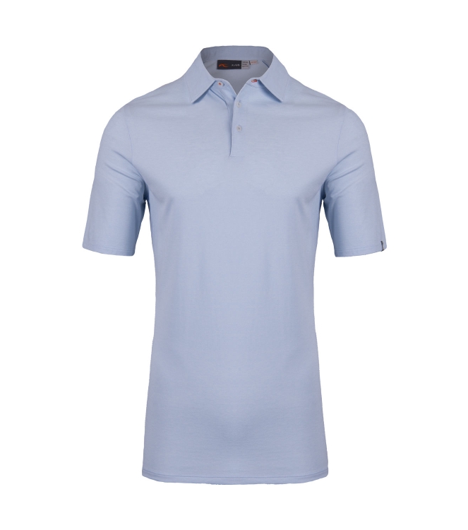 Kjus Kjus Men Sunder Polo S/S k0050140_powder blue K00501 K0050140_Powder Blue Kjus fleeces en truien K00501 zand bij Leerentveldvrijetijd.nl
