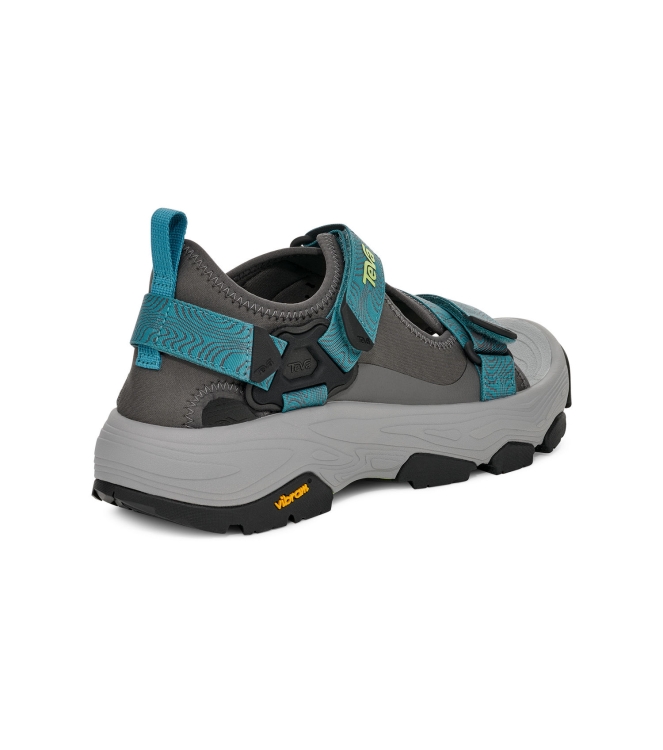 Teva Teva M Grandview Max Sandal dark gull grey/larkspur 1164770-DKG Dark Gull Grey/Larkspur Teva sandalen 1164770-DKG lichtblauw bij Leerentveldvrijetijd.nl