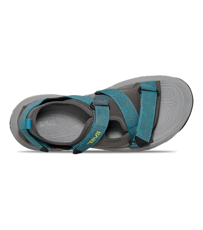 Teva Teva M Grandview Max Sandal dark gull grey/larkspur 1164770-DKG Dark Gull Grey/Larkspur Teva sandalen 1164770-DKG lichtblauw bij Leerentveldvrijetijd.nl